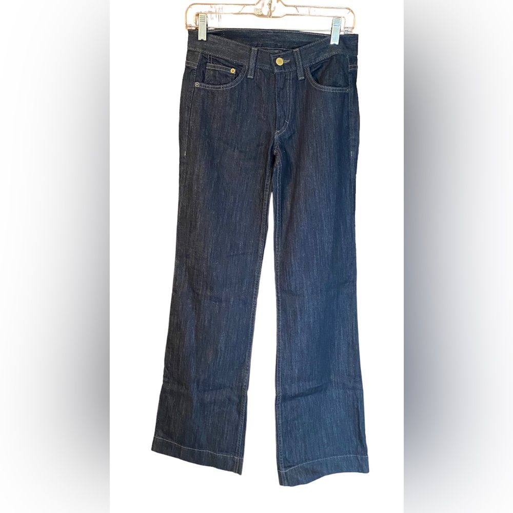 Armani Exchange Bootcut Jeans Stretch Dark Wash Blue Denim USA Size 2 Reg